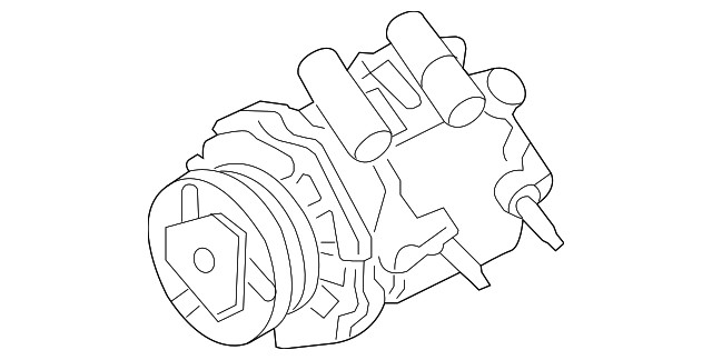Compresor de aire acondicionado para GM Rendezvous 2004-2006 (N/P 19129934)