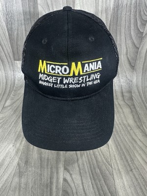 Micro Mania Midget Wrestling Show Snap Back Mesh Hat