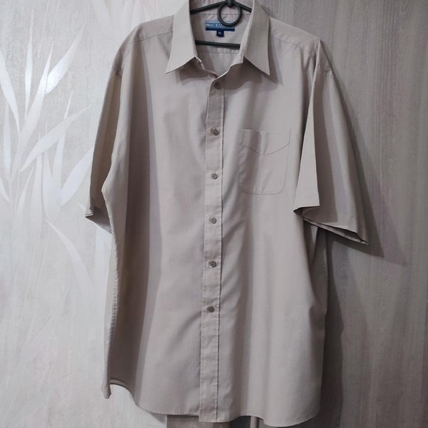 Men Tom Hart Shirt Beige Polyester 42 / XL / 50