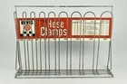 VTG Bowes Seal Fast Garage Hose Clamps Store Display Rack w/ Tin Sign 14x21 in