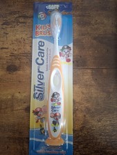 Silver Care Antibacterial Kids Soft Suction Cup Toothbrush