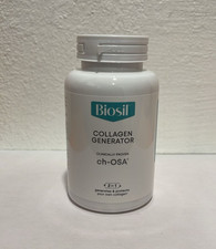 Biosil Collagen Generator Capsules for Hair, Skin, Nails 120 Count Exp 12/27