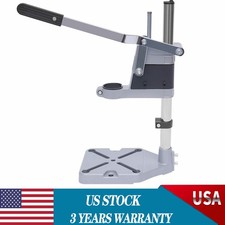 Adjustable Hand Drill Press Bench Stand DIY Workbench Pillar Clamp Drilling Tool