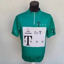 Team Deutsche Telekom 1997 Nalini Pinarello Cycling Jersey Zip Shirt Sz Mens 2XL