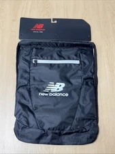 new balance drawstring backpack Black