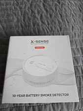 Smoke Detector X-SENSE SD2LOAX  NEW-OPEN BOX- DIRECTIONS 10 yr detector