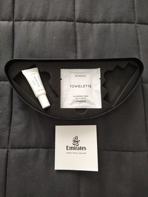 Emirates Byredo Business First Class Amenity Kit nicht voll