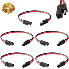 12 Gauge SAE Wire Harness 5 Pack 2 Pin Quick ...