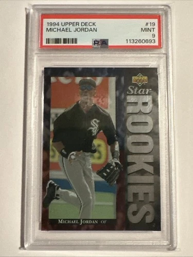 1994 Upper Deck #19 Michael Jordan Chicago White Sox GOAT PSA 9 MINT