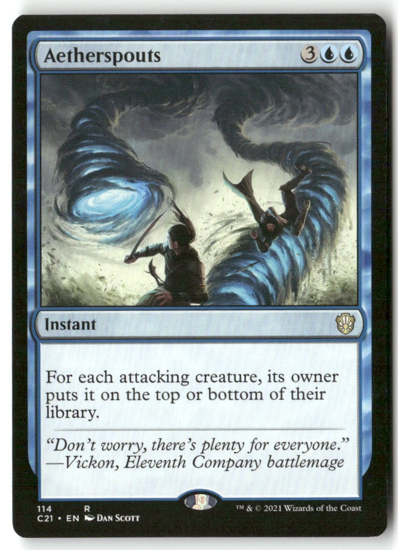 Commander 2021 #114 Aetherspouts