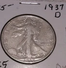 1937-D Walking Liberty Half Dollar