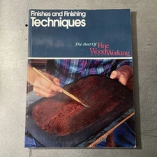 Finishes and Finishing Techniques Paperback Fine Woodworking Refinishing Vintage