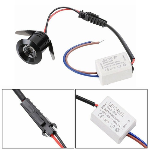 10x Mini Spot Strahler LED-Einbaustrahler Minispot Einbauleuchte Licht 1W 230V - Bild 6 von 12