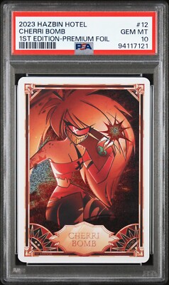Hazbin Hotel Card - Cherri Bomb 12/50 Premium FOIL - 1st Edition