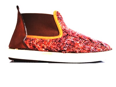 Botines de lana multicolor con forro de borreguillo, planos marca Berevëre