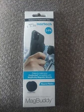 Naztech MagBuddy Universal Round Plates Compatible with MagBuddy Phone Mounts 