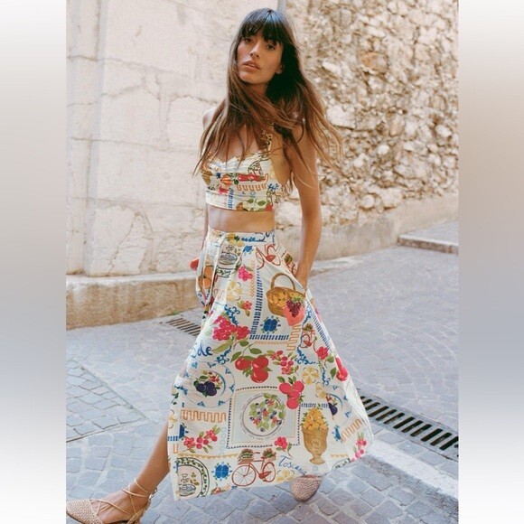 ZARA PRINTED CAPE SKIRT | eBay ZARA PRINTED CAPE SKIRT | eBay
