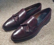 ALLEN EDMONDS GRAYSON-Cordivan Leather, Mens Tasseled Dress Loafers- 11.5 B 
