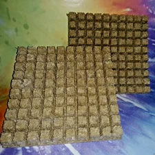 1 inch GRODAN ROCKWOOL 10/25/50/100/200  STARTER GROW CUBES (same/next day ship)
