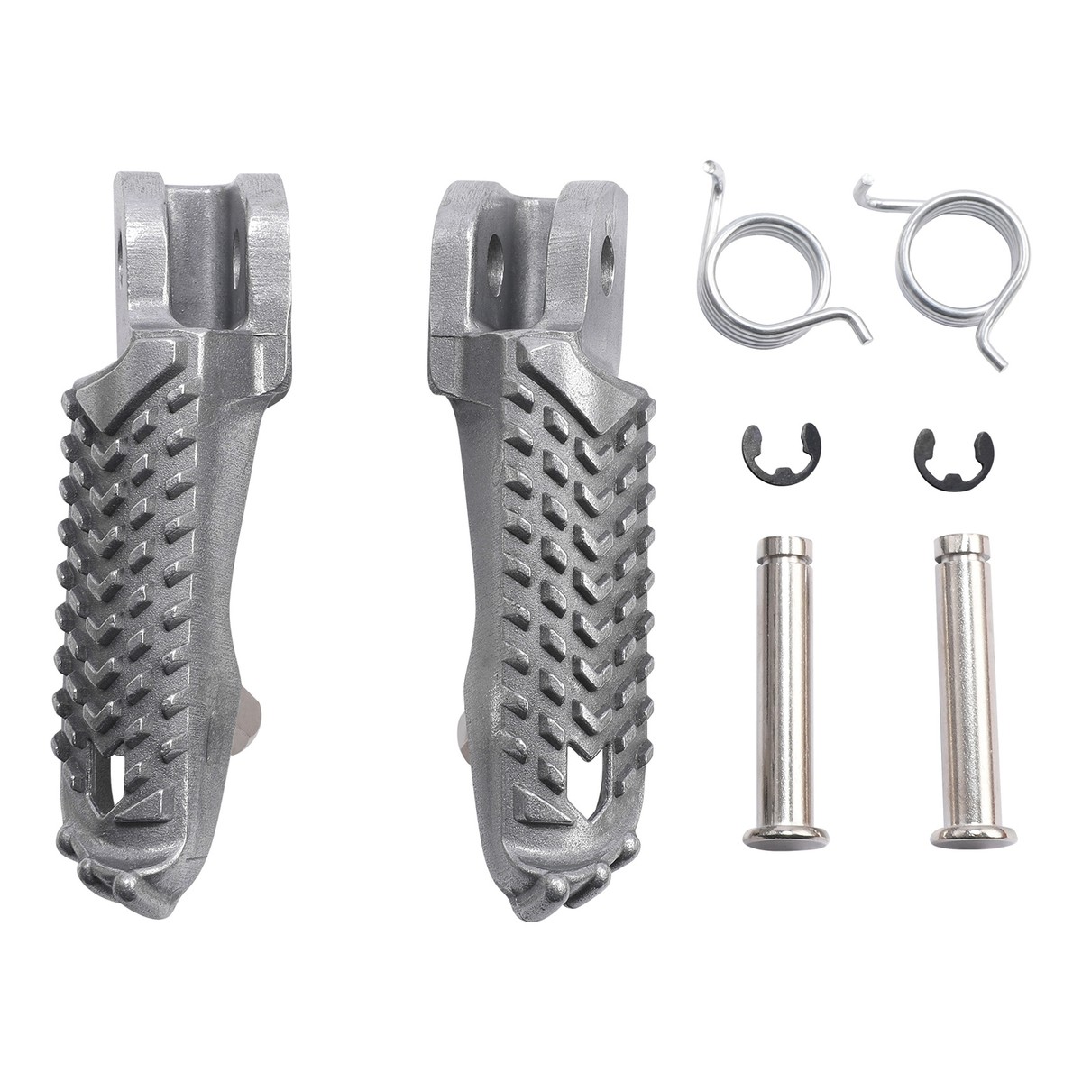 ハッピー　⑩個 Amazon.com: HONGK- Black Rear Passenger Foot Pegs Bracket