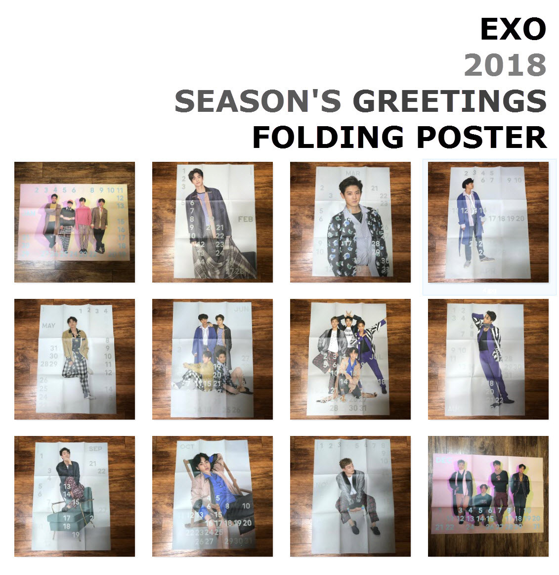 タレントカード EXO / 2018 SEASON'S GREETINGS Exo 2018 Season's Greetings Set | eBay