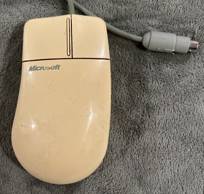 Microsoft 58264 Serial-Mouse Port Compatible Mouse 2.0 PS/2
