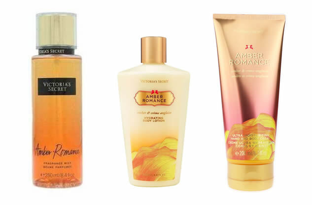 VICTORIA'S SECRET AMBER ROMANCE BODY MIST 250ML & LOTION