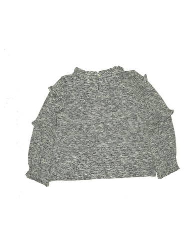 Crewcuts Girls Gray Pullover Sweater 8 - Picture 2 of 2