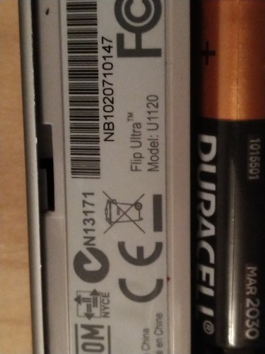 Cisco Flip Ultra Black Model U1120 - Picture 7 of 8