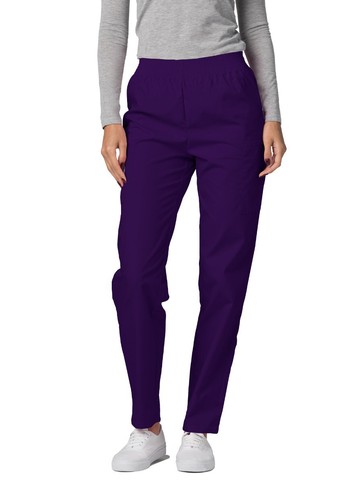 Adar Universal Women's Scrub Set - Warm-Up Scrub Jacket Elastic Pull-On Pants - Picture 74 of 133