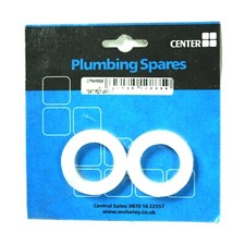 10 x 3/4" POLY WASHERS TAPS SINKS WASTE TANKS - NEW - FREE DELIVERY - PACK OF 10