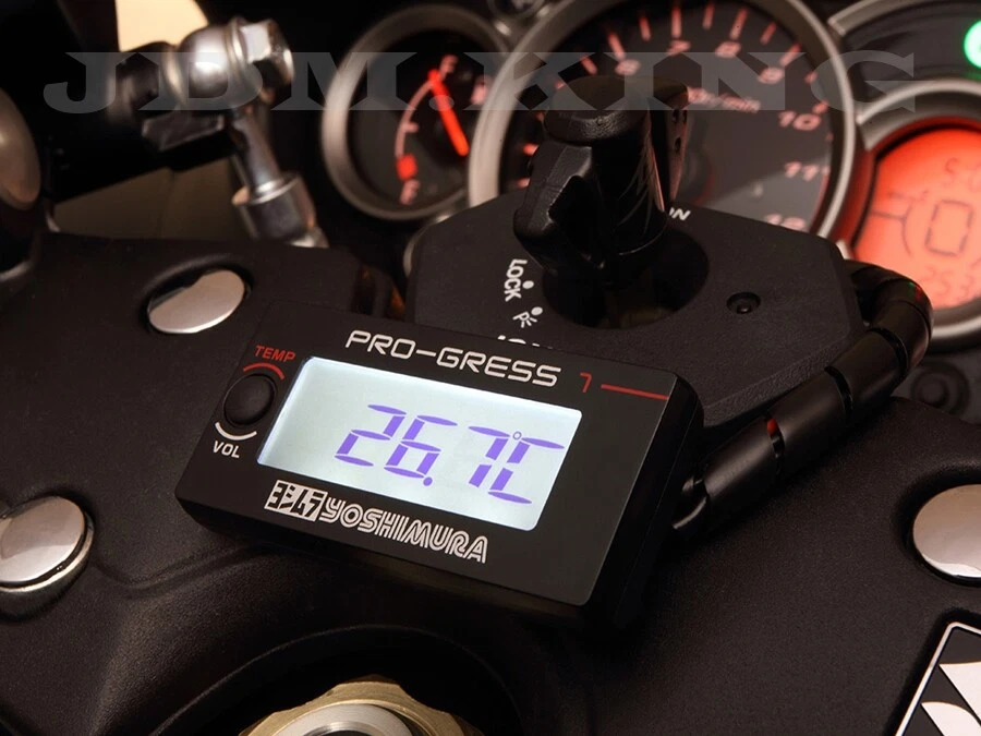 YOSHIMURA PRO-GRESS1 Digital Gauge (419-P01-0100) OEM JDM - Image 3 of 3