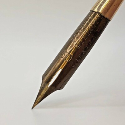 x3 Joseph Gillott s 303 Dip Pen Nib - VINTAGE Willow Dream Point Fine Flexy 