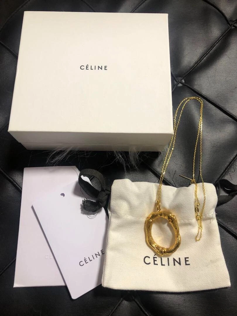 Celine store alphabet pendant