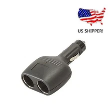 Pro Trucker 12-Volt 2-Outlet Cigarette Lighter Adapter