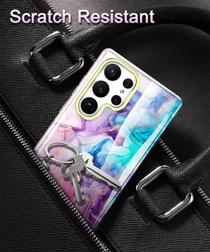 Galaxy S23 Ultra Case, Slim Shockproof Protection Soft TPU Bumper + Hard Plastic - Picture 6 of 8