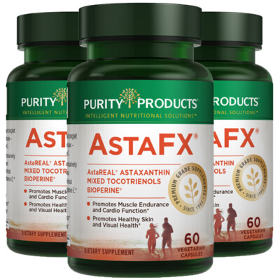 AstaFX Plus - Astaxanthin Super Formula 3X60 caps Purity Products Lycopene