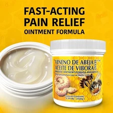 Veneno de Abeja, Aceite de Vibora Analgesic Ointment Topical Pain Relief 5.29 oz