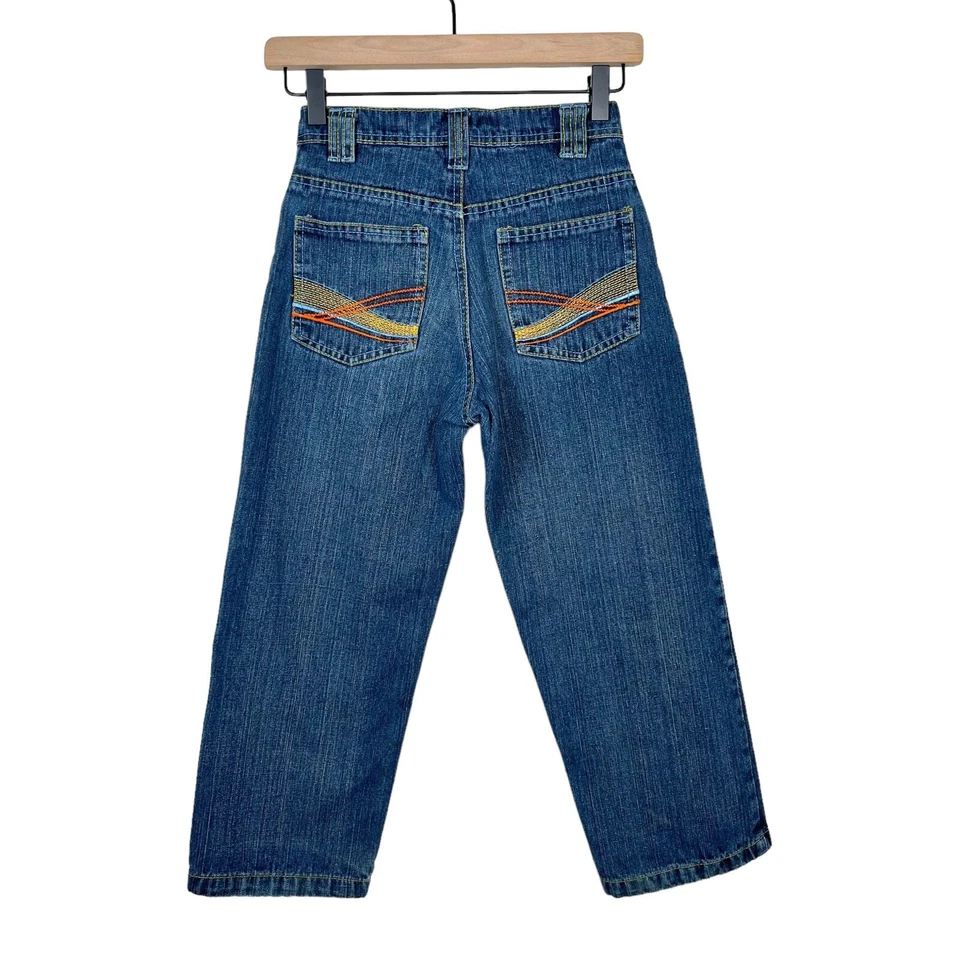 Pantalones de mezclilla de pierna recta Urban Extreme para niños talla 7 Foto 3 de 4