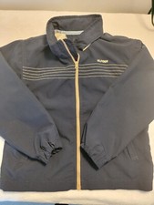 Vintage TOMMY HILFIGER Boys size 7 blue jacket hood attached