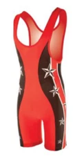 Matman Beijing Olympic Wrestling Singlet - Red