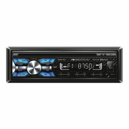 Soundstream VCD-21B 1-DIN CD Player Receiver+ 4x Audiobank AB-630 6.5" Speakers - Picture 3 of 6