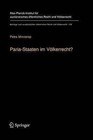 Paria-Staaten Im Volkerrecht? by Petra Minnerop (Paperback / softback, 2012)
