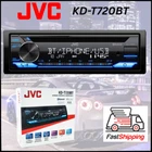 JVC KD-T720BT / SINGLE DIN CAR RADIO CD RECEIVER W/ BLUETOOTH & USB/AUX  **NEW*
