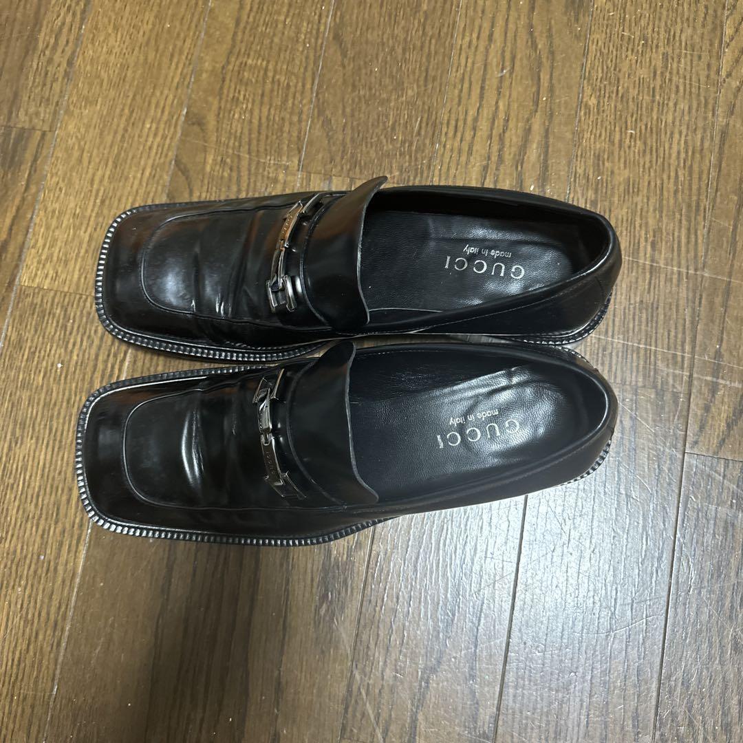 Gucci Loafers Shoes  WomenLeather Black Size 37.5 US About7.5 For  thumbnail 16