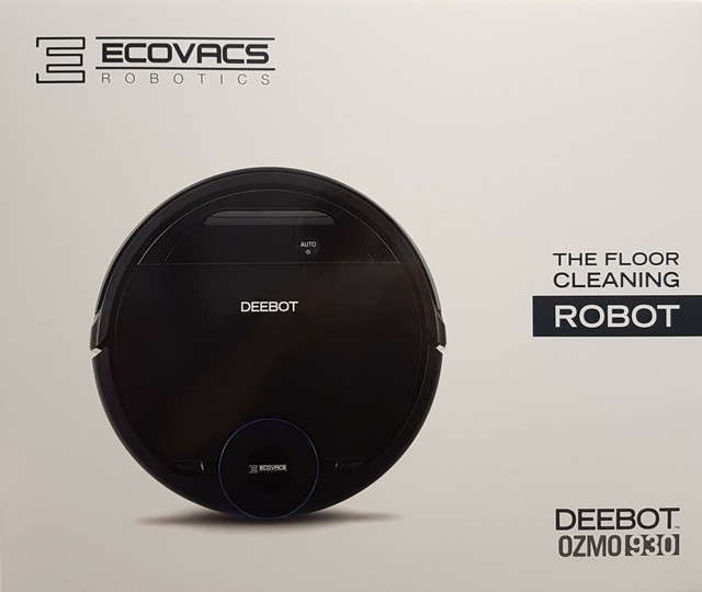ECOVACS ROBOTICS DEEBOT Ozmo 930 Robot Aspirapolvere e Lavapavimenti con  Sistema Smart - Nero | Acquisti Online su eBay