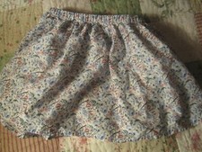 EUC GAP Kids Girls White Floral Skirt Size M 8