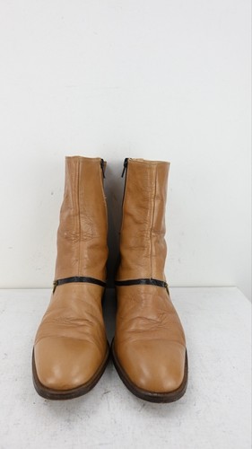 Vintage Creazioni Agosta handcrafted ankle boots in caramel size EU42/UK8/US9 - Picture 8 of 17