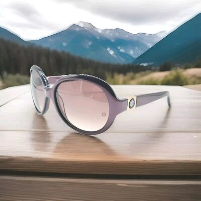 NUEVAS GAFAS DE SOL MONTBLANC MB467S 71T 59-17-135. MARCO LENTE PÚRPURA BRN. ITALIA. $399 - Imagen 1 de 4