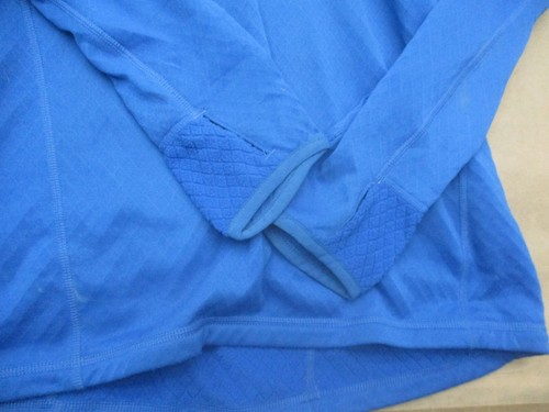 ADIDAS CLIMAWARM Size M Mens Blue 1/2 Zip Stand Collar Athletic Gym Pullover 994 - Picture 9 of 11